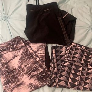 Three pairs of leggings! 2 Nikes and 1 puma